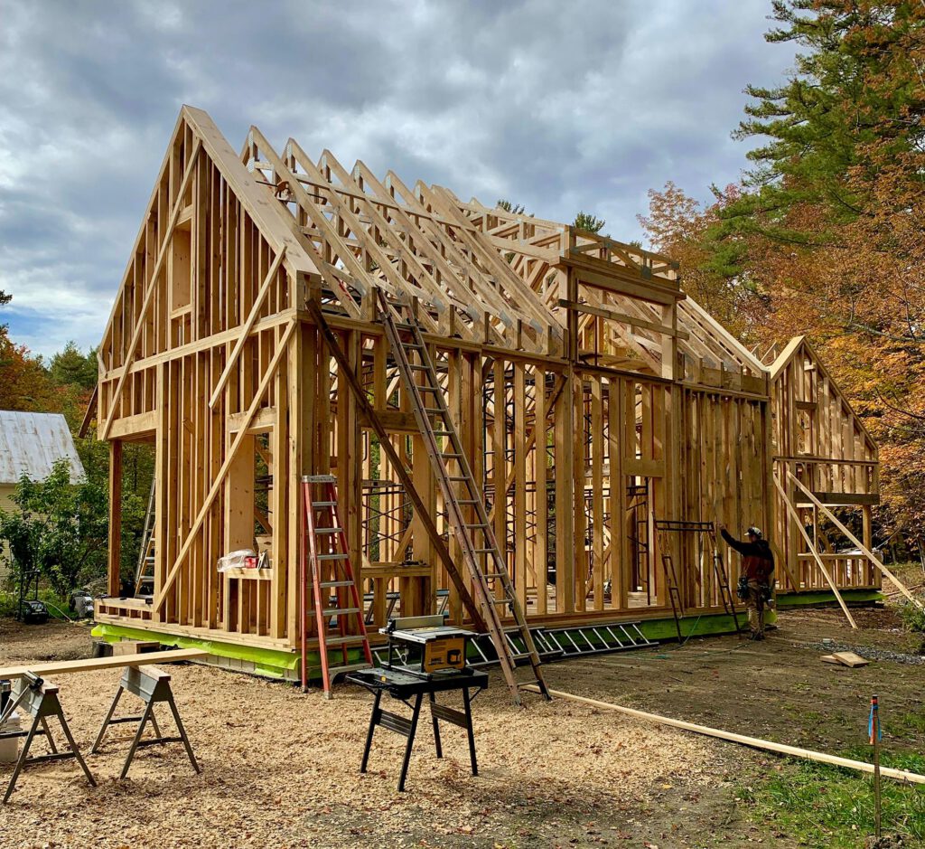 Highland Builders Vermont framing building